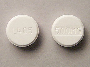 Pill L405 500MG White Round is Acetaminophen