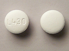 Pill L 430 White Round is Aspirin, Acetaminophen and Caffeine