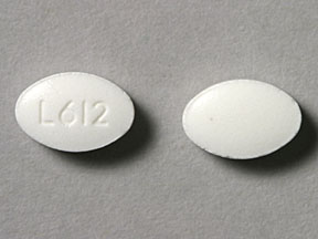 Pill L612 White Oval is Loratadine