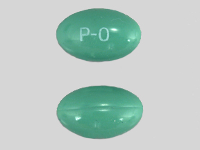 Pill PO Green Capsule/Oblong is Simethicone