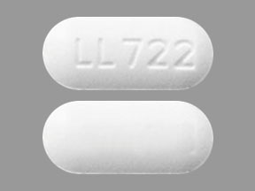 La píldora LL 722 es Allzital acetaminofén 325 mg / butalbital 25 mg