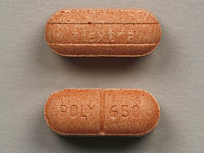 Pill POLY 650 Flextra is Flextra-650 650 mg / 60 mg