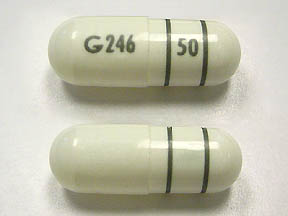 Pill G246 50 White Capsule/Oblong is Fenofibrate