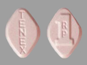 Pill TENEX 1 RP Pink Four-sided is Tenex