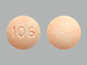 Pill 106 is Sodium Fluoride (Chewable) 2.2 mg (equiv. fluoride 1 mg)