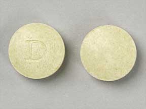 Pill D Yellow Round is Devrom
