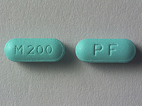 Pill PF M 200 Green Capsule-shape is MS Contin
