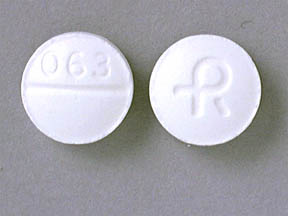 Pill 063 R White Round is Lorazepam