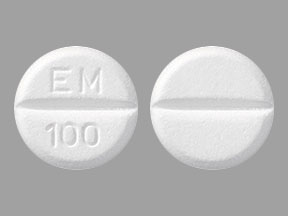 Pill EM 100 White Round is Euthyrox