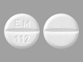 Pill EM 112 White Round is Euthyrox