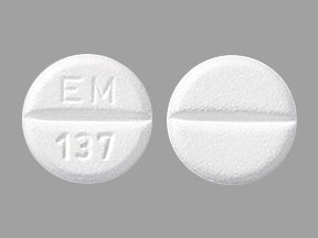 Pill EM 137 White Round is Euthyrox
