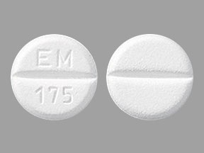 Pill EM 175 White Round is Euthyrox
