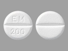 Pill EM 200 White Round is Euthyrox