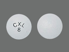 Pill CXL 8 White Round is Cardura XL
