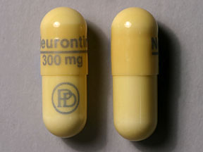 Pill Neurontin 300 mg PD Yellow Capsule/Oblong is Gabapentin