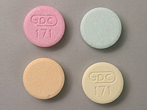 Pill GDC 171  Round is Calcium Antacid Ultra Max Strength