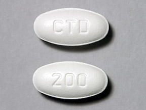 Pill CTD 200 White Oval is QC Heartburn 200