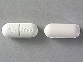 Pill IL 3622 White Capsule/Oblong is Acetaminophen and Hydrocodone Bitartrate