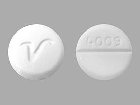 Pill V 4009 White Round is Lorazepam