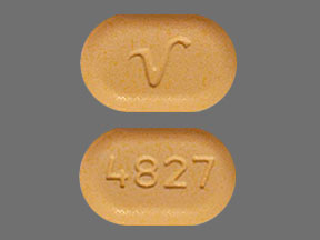 Acetaminophen and oxycodone hydrochloride 325 mg / 7.5 mg V 4827