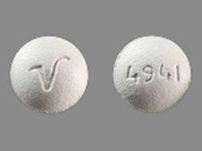 Pill V 4941 Gray Round is Perphenazine