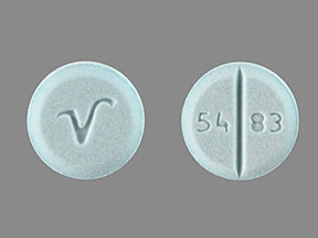 V Blue And Round Pill Images Pill Identifier Drugs Com