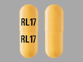 Pill RL17 RL17 Yellow Capsule/Oblong is Kapspargo Sprinkle