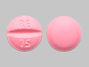 Metoprolol tartrate 50 mg RE 75