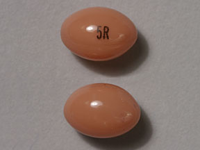 Pill 5R Pink Oval is Sotret