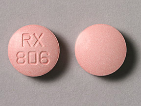 Pill RX 806 Pink Round is Fluconazole