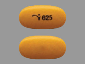 Pill Logo 625 Yellow Oval is Colesevelam Hydrochloride