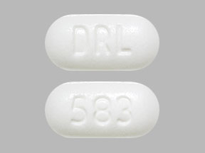 Pill DRL 583 White Capsule/Oblong is Ezetimibe and Simvastatin