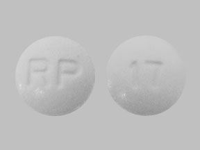 Pill RP 17 White Round is Dexmethylphenidate Hydrochloride