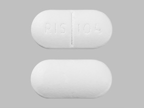 RIS 104 Pill (White/Elliptical/Oval) - Pill Identifier - Drugs.com