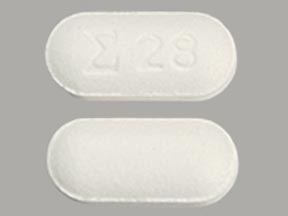 Pill E 28 White Capsule/Oblong is Disulfiram