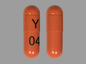 Pill Y 04 Brown Capsule-shape is Atomoxetine Hydrochloride