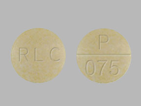 Wp thyroid 48.75 mg (¾ grain) RLC P 075