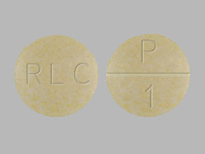 Pill RLC P 1 Yellow Round is WP Thyroid