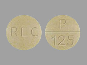Pill RLC P 125 Yellow Round is WP Thyroid