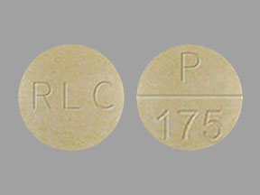 Wp thyroid 113.75 mg (1 ¾ grain) RLC P 175