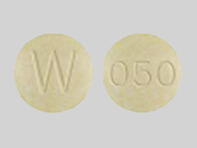 Pill W 050 is Westhroid 32.5 mg (½ grain)