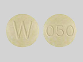 Pill W 050 Yellow Round is Westhroid