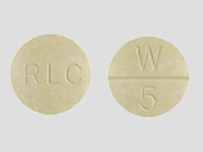 Pill RLC W 5 Yellow Round is Westhroid