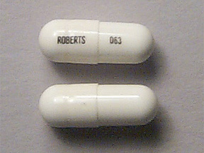 Pill ROBERTS 063 White Capsule/Oblong is Agrylin