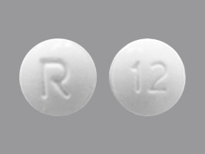 Pill R 12 White Round is Desoxyn