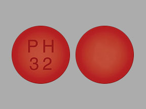 Pill PH 32 is Docusate Sodium and Senna docusate sodium 50 mg / senna 8.6 mg