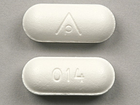 Pill AP 014 White Elliptical/Oval is Acetaminophen