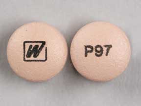 Pill W P97 is Primaquine Phosphate 26.3 mg (15 mg base)