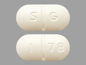 Pill SG 1 78 White Capsule-shape is Gabapentin