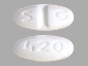 Pill SG 420 White Oval is Fluoxetine Hydrochloride